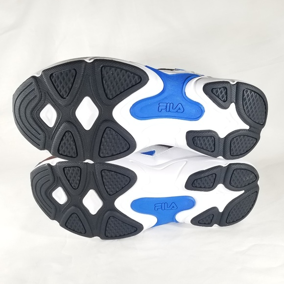 FILA Luminance Blue Brown and White Shoes 5RM00533 - Picture 6 of 7